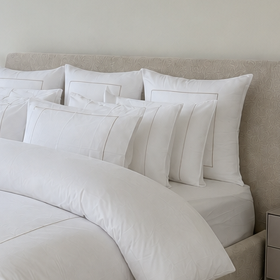 Italian White Hotel Collection Pillow Case Set