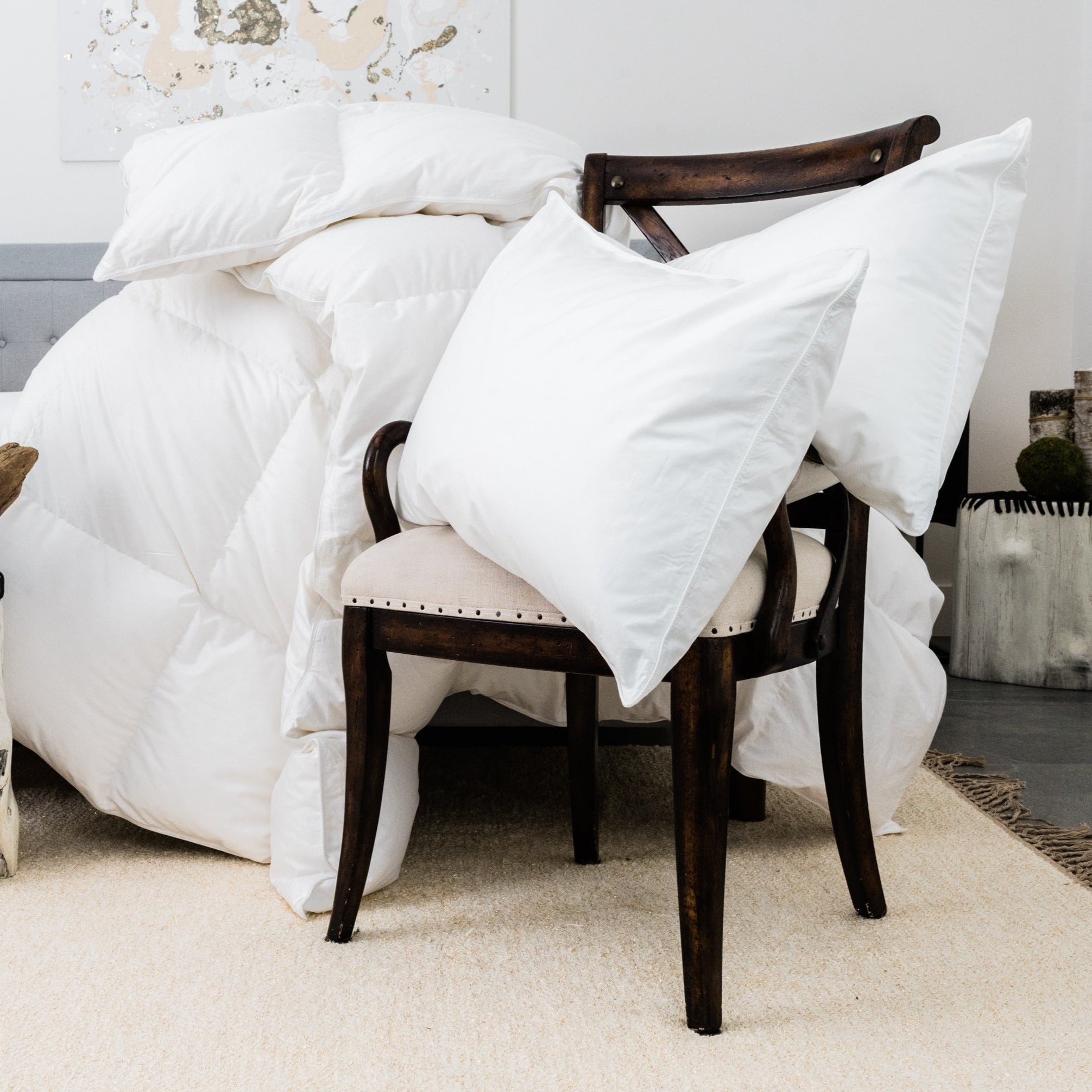 Ultra Luxe Vegan Down Pillow | 100% Organic Vegan Down