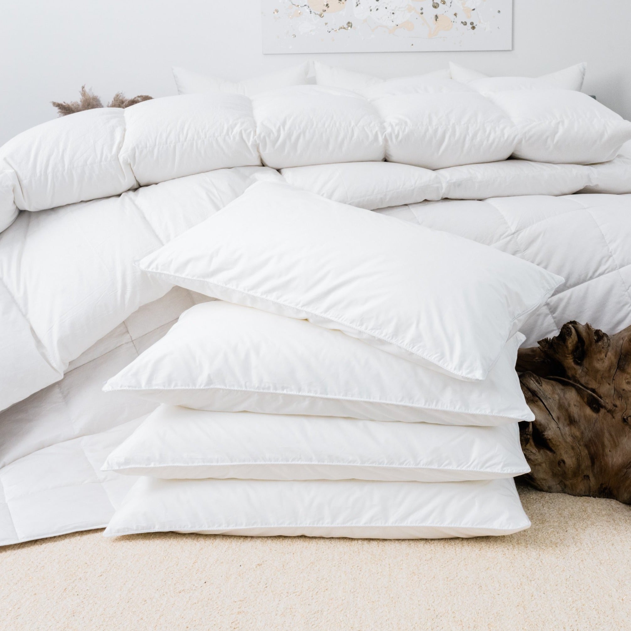 Ultra Luxe Vegan Down Pillow | 100% Organic Vegan Down