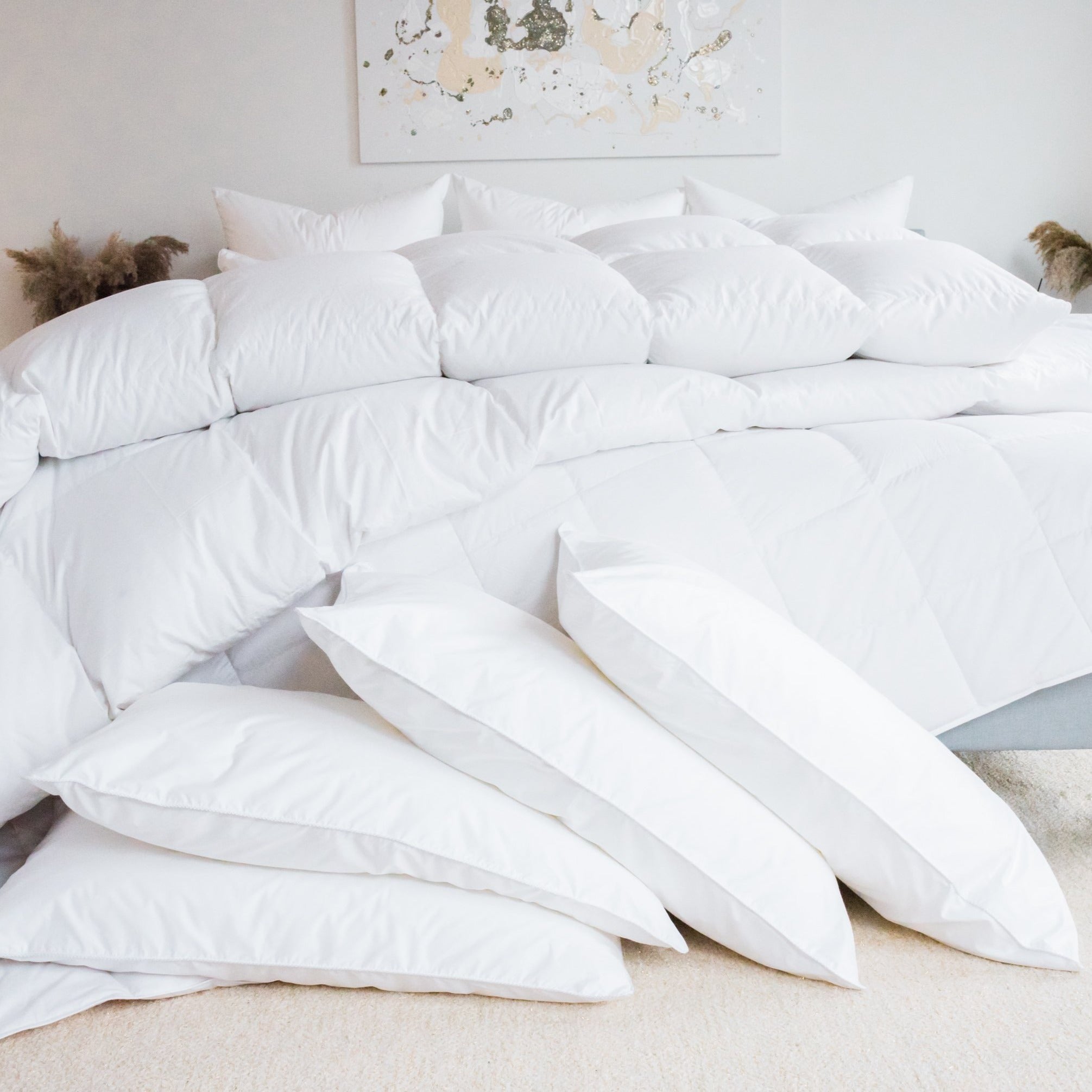 Ultra Luxe Vegan Down Pillow | 100% Organic Vegan Down