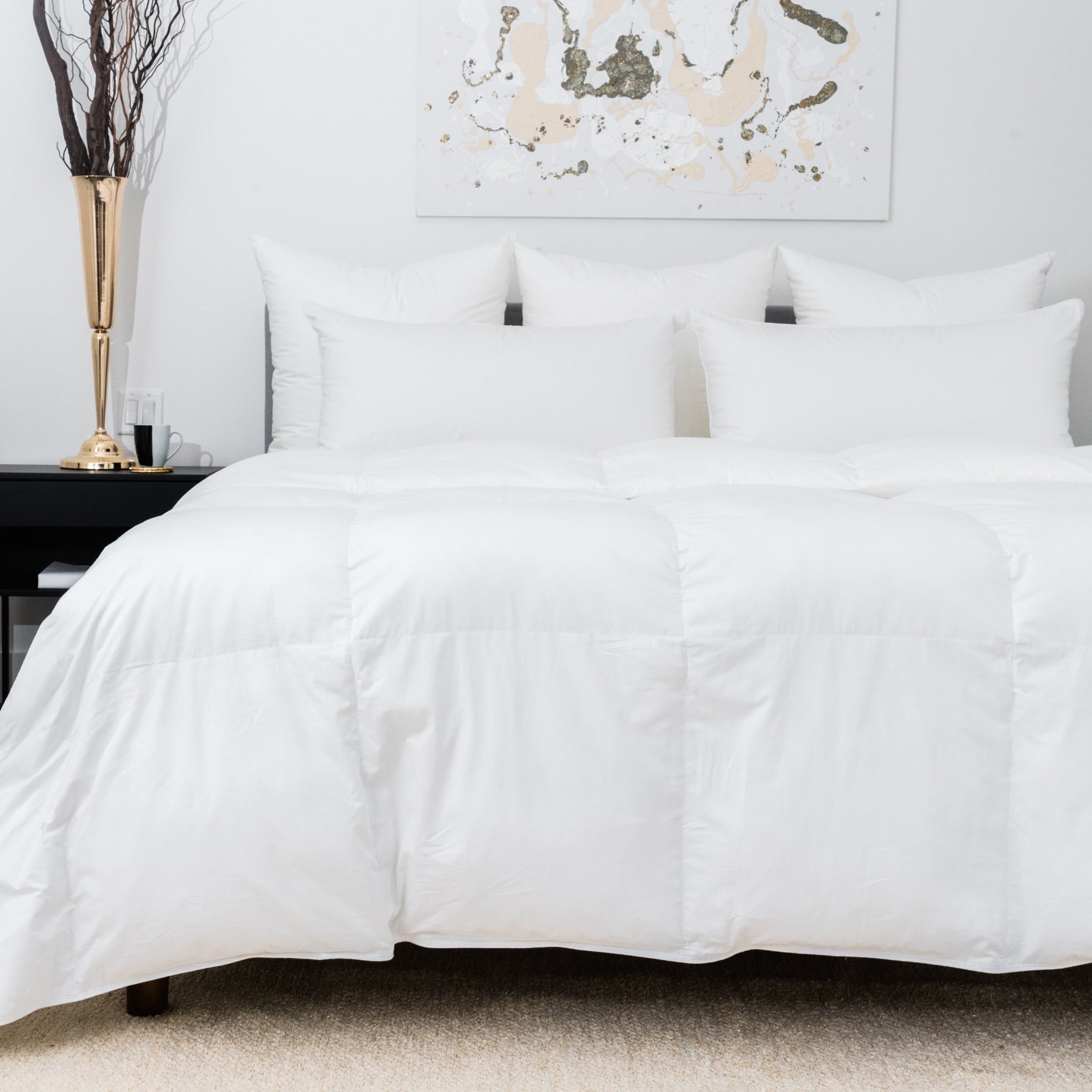 Ultra Luxe Vegan Down Pillow | 100% Organic Vegan Down